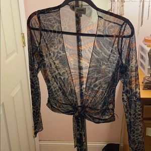 Jean Paul Gaultier x Target Tattoo Mesh wrap top